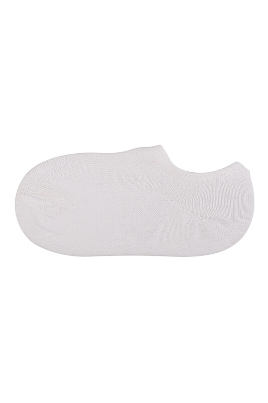 SAHAB - Sahab Seamless Combed Cotton Boy Sneaker Socks | White