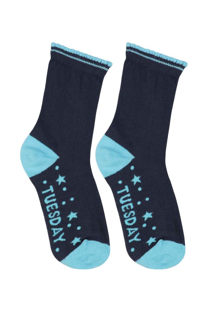 Patterned Kid Socks 926 | Blue