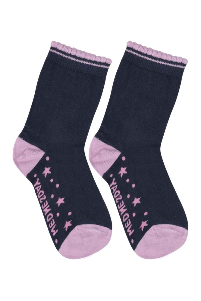 Patterned Kid Socks 926 | Purple
