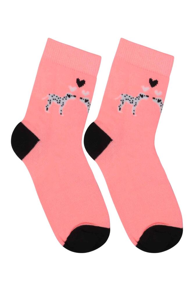 Patterned Kid Socks 927 | Pink