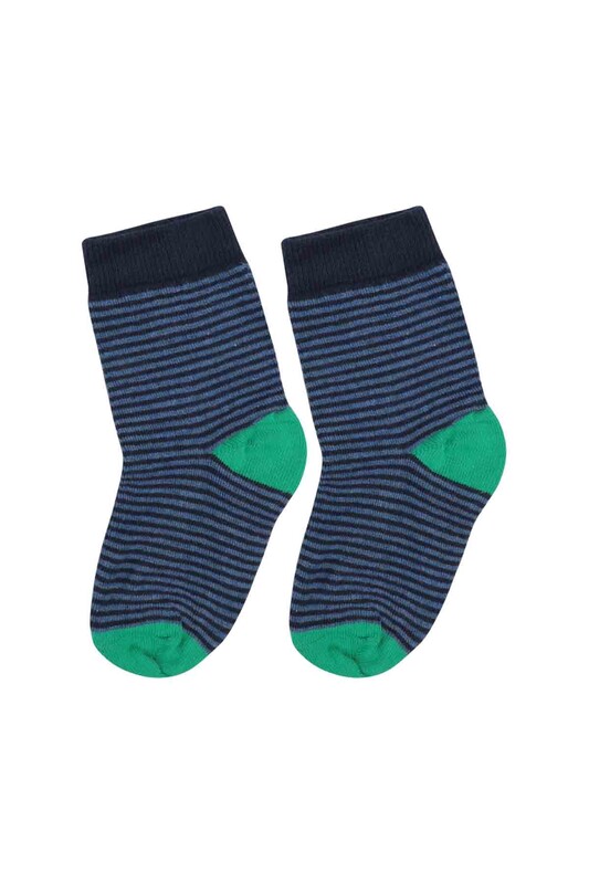 SİMİSSO - Patterned Kid Socks 945 | Ultramarine