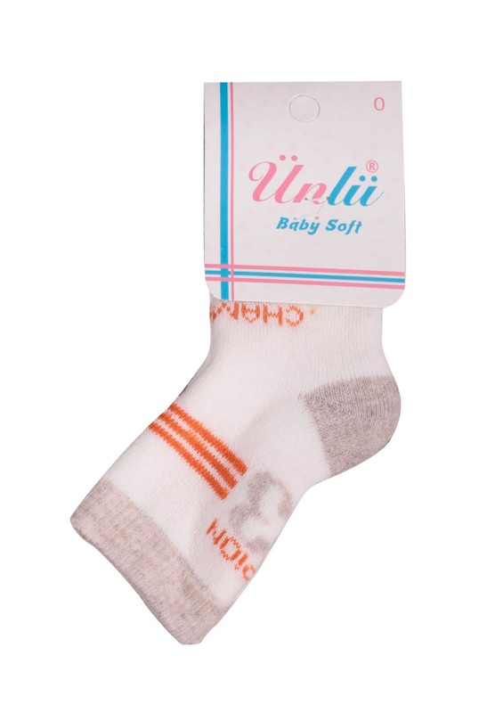 ÜNLÜ BABY - Ünlü Baby Çorap 001 | Krem