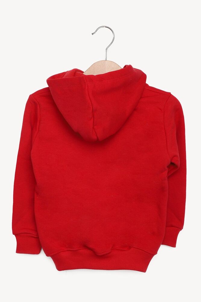 Hooded Girl Cardigan 3537 | Red