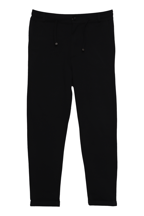 Erkek Düz Paça Pantolon 3203 | Siyah