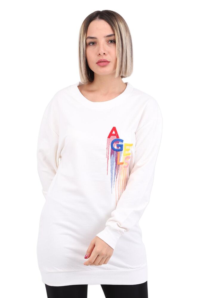 Angels Brouded Woman Sweatshirt 4142 | Cream