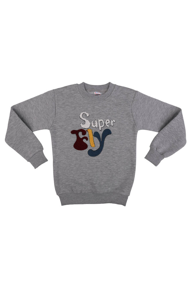 Super Embroidered Rack Sweat Boy | Grey