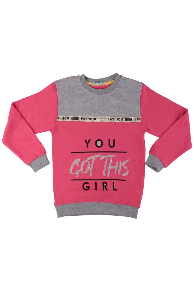 Fashion Printed Girl Sweatshirt 528 | Powder