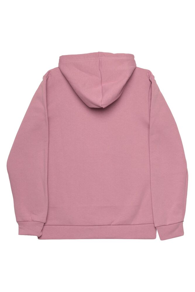 Kapşonlu Fermuarlı Sweatshirt | Lila