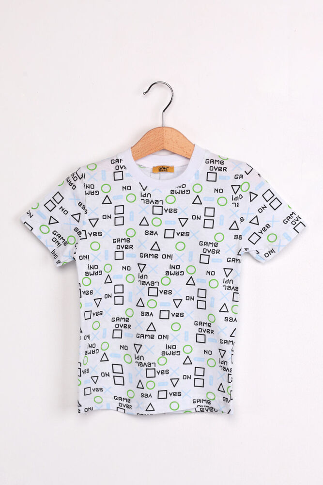 Kid Game Over Printed T-shirt | White