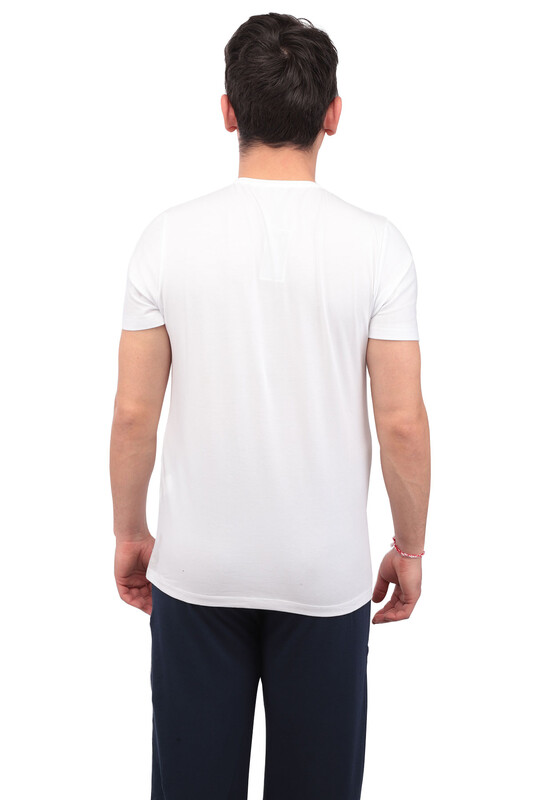 Real Rock NewYork Printed Man T-shirt | White - Thumbnail