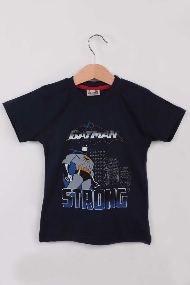 Printed Boy T-shirt 1216 | Navy Blue