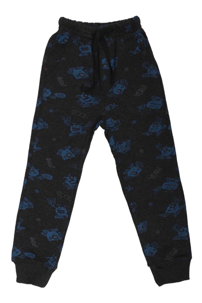 Patterned Boy Sweatpants 8522 | Navy Blue