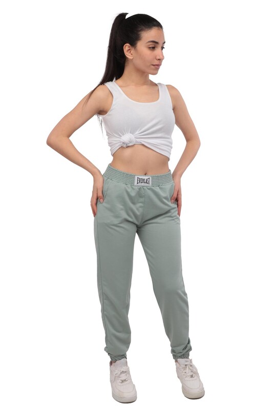 Woman Plain Sweatpants 139 | Mint - Thumbnail