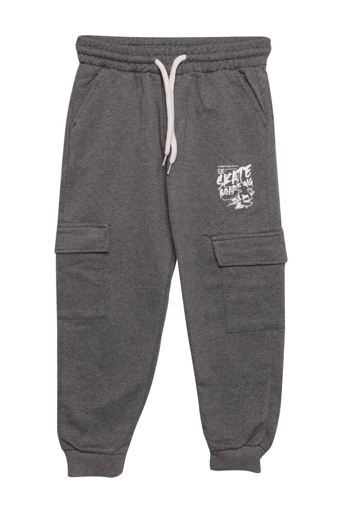 Boy Sweatpants with Cargo Pocket 3003 | Smoky