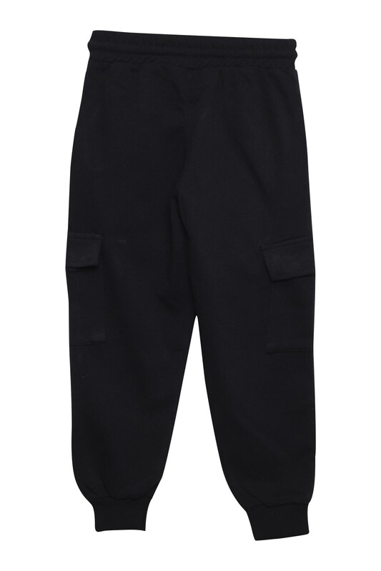 Boy Sweatpants with Cargo Pocket 3003 | Navy Blue - Thumbnail