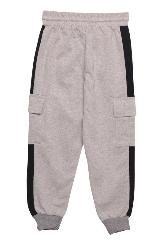 Boy Sweatpants with Cargo Pocket 3008 | Grey - Thumbnail