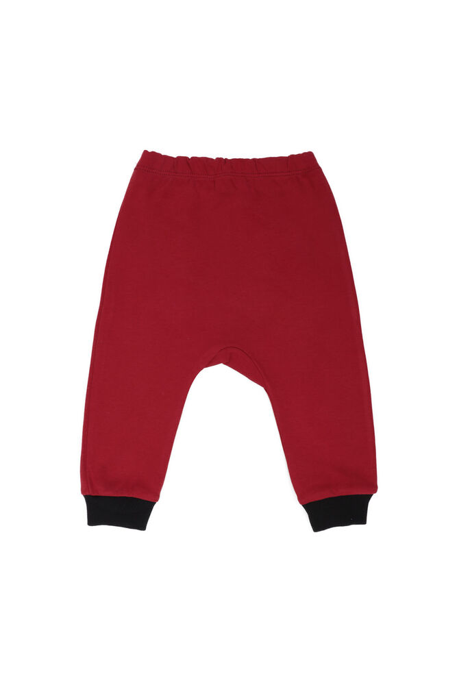 Dog Embroidered Baby Single Bottom 1043 | Red