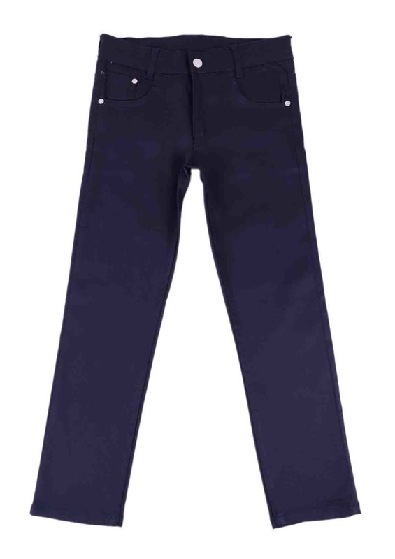 Simisso Kid Canvas Trousers 740 | Navy Blue - Thumbnail