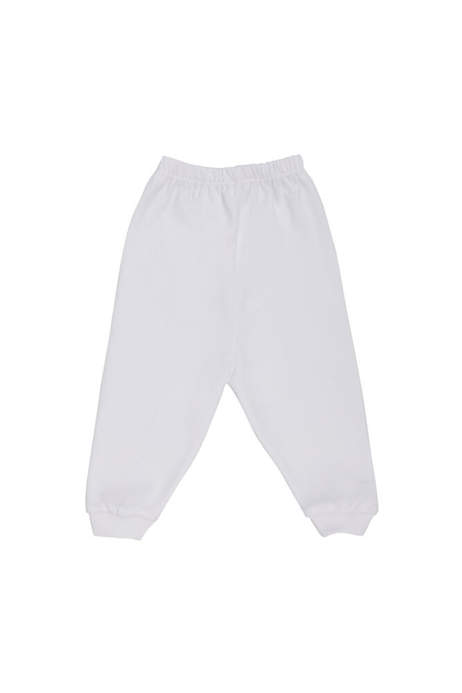 Baby Combed Cotton Single Bottom | White