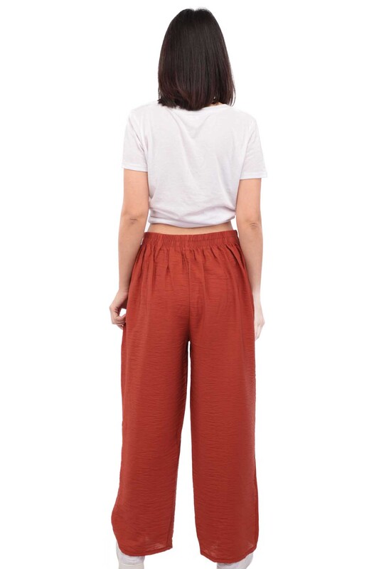 Woman Wide Leg Pants | Tile Red - Thumbnail