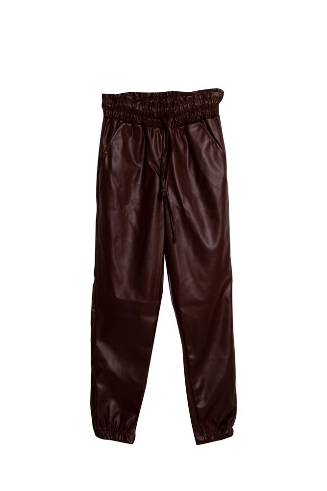 Leather Girl Pants 3638 | Brown