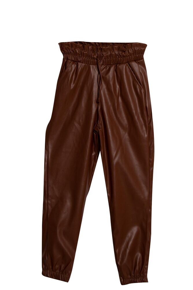 Leather Girl Pants 3638 | Camel