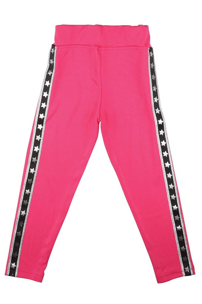 Star Printed Girl Leggings | Pink