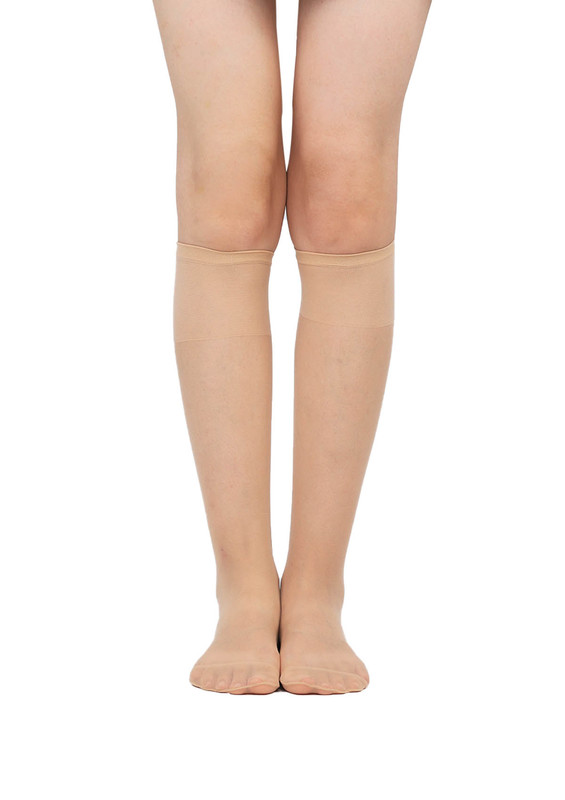Penti 15 Super Mat Thin Low-Knee Socks | Light Tan - Thumbnail