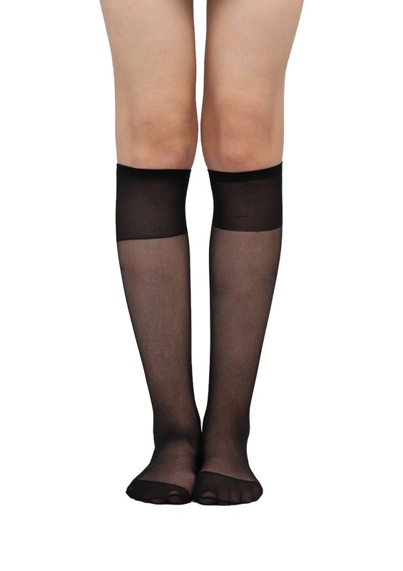 Penti 15 Super Mat Low-Knee Socks | Black - Thumbnail
