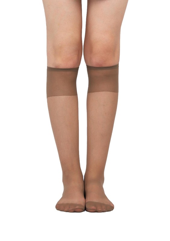 Penti 15 Super Mat Low-Knee Socks | Mink - Thumbnail