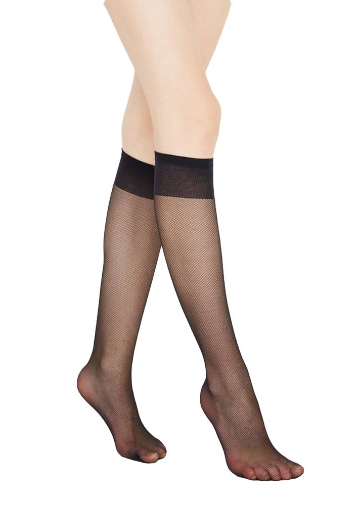 Penti 15 Lace Low-Knee Socks | Black