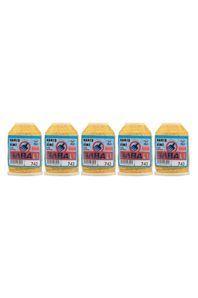 Yabalı Nakış Simi 6 Kat 20 gr 5'li | 743