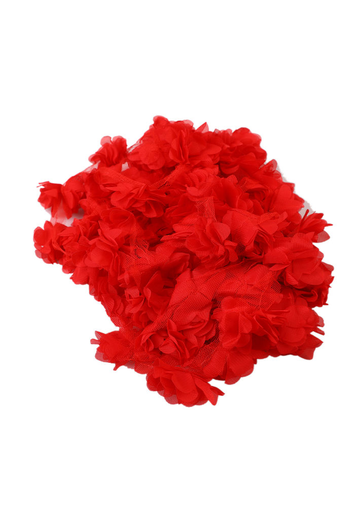 Simisso Lazer Kesim Çiçek 143 | Kırmızı