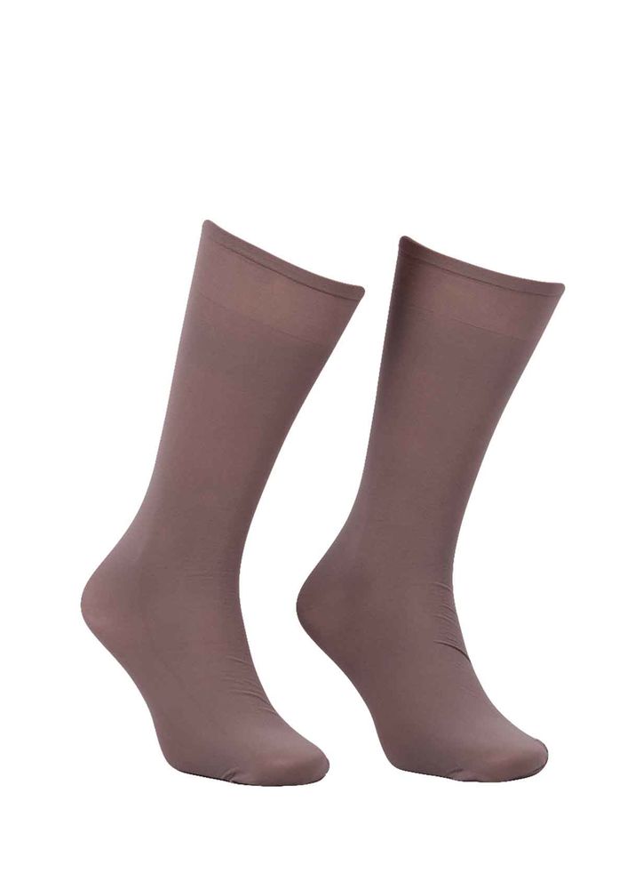 Dore Large Elastic Low-Knee Socks 292 | Mink