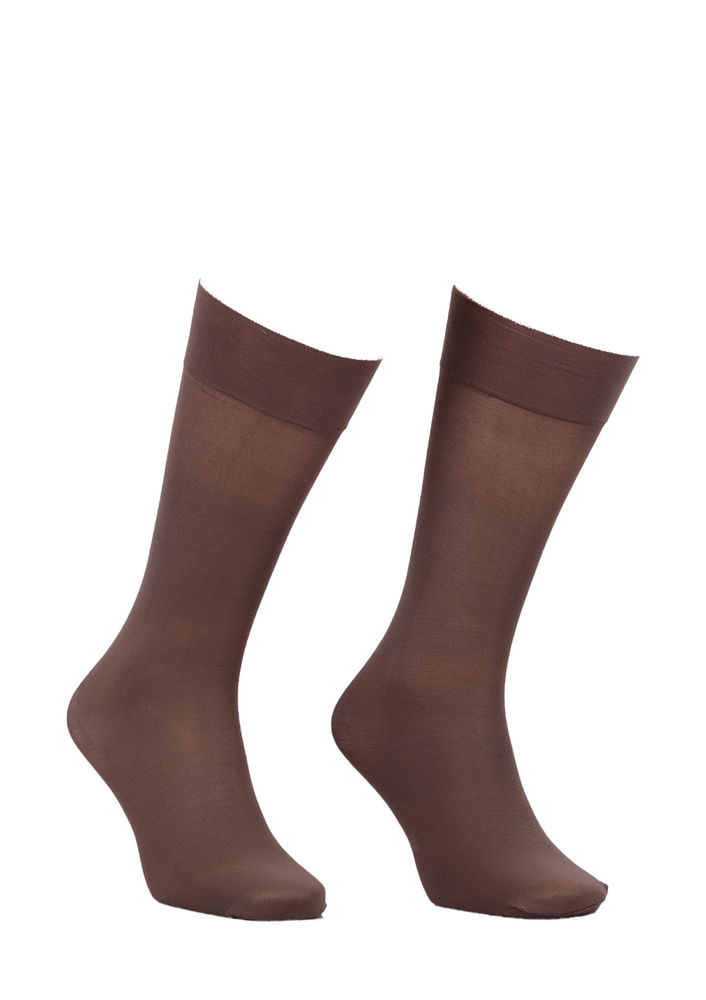 İtaliana Plain Low-Knee Socks 1014 | Mink