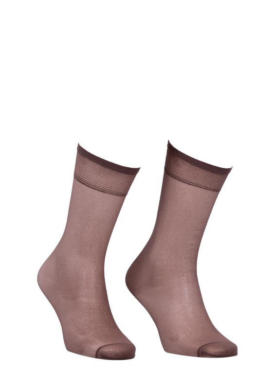 MÜJDE - Müjde Thin Low-Knee Socks 20 004 | Mink