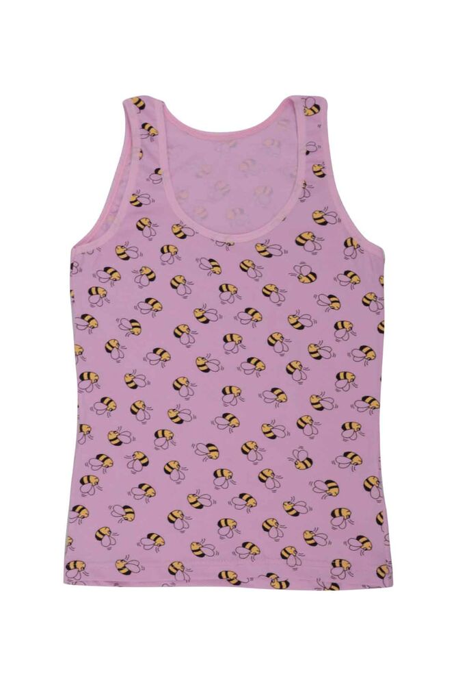 Thick Strap Bee Printed Girl Undershirt 3412 | lilac