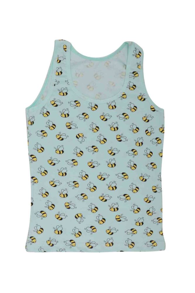Thick Strap Bee Printed Girl Athlete 3412 | Sea green