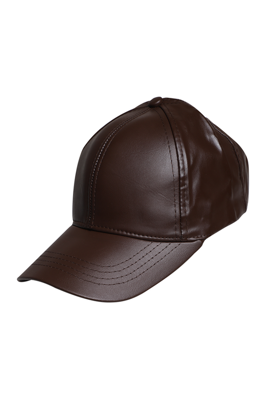 POYRAZ - Kadın Deri Şapka | Kahverengi