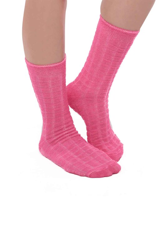 Women Inverted Terry Socks 212 | Pink - Thumbnail