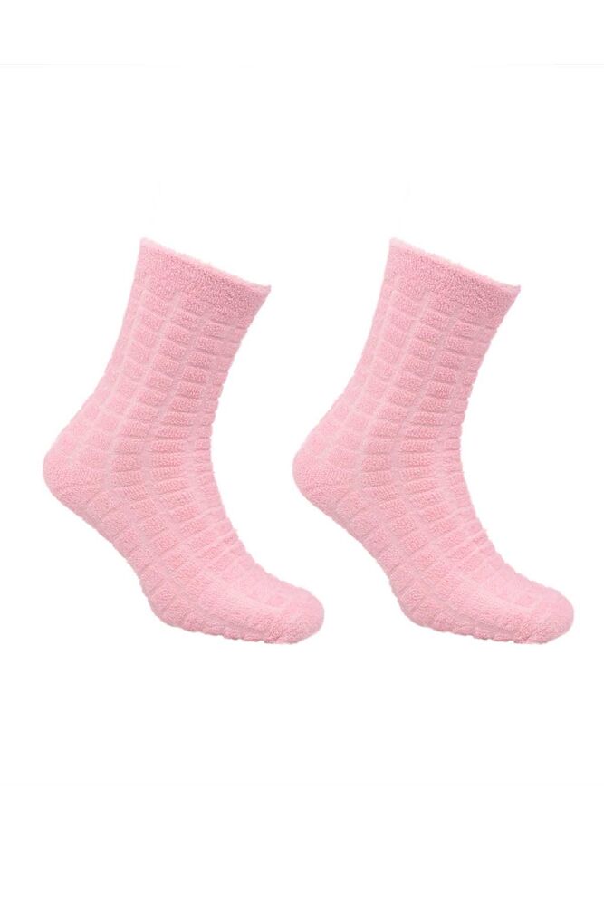 Women Inverted Terry Socks 212 | Baby Pink