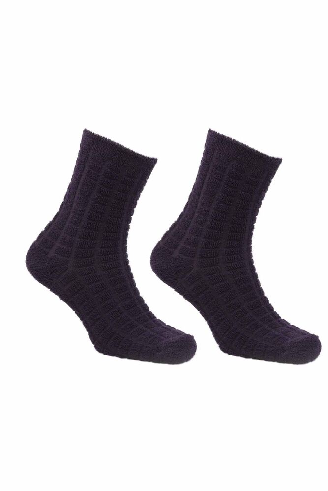 Woman Towel Socks 212 | DARK PURPLE