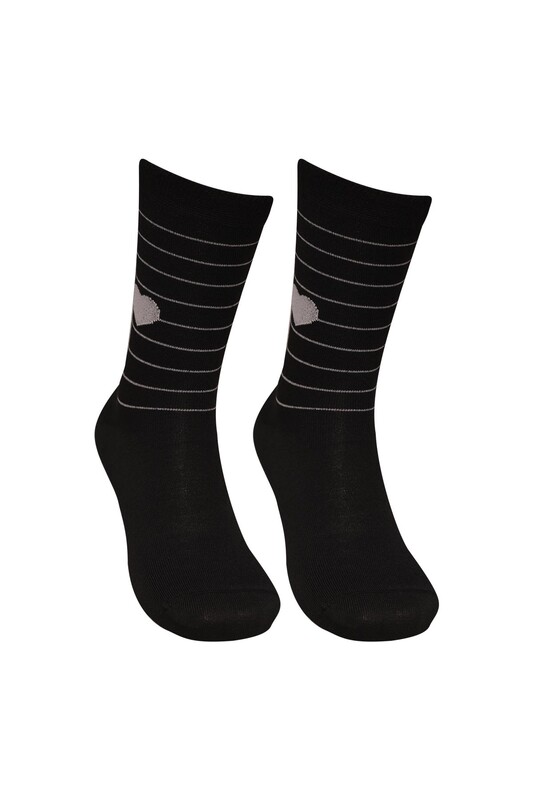 ARC - Kadın Bambu Viscose Soket Çorap 251 | Siyah