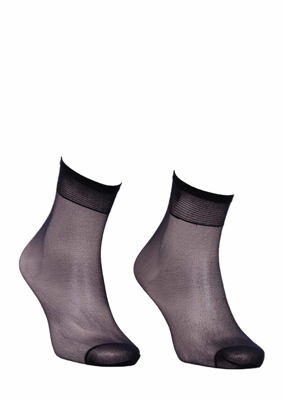 MÜJDE - Müjde Thin Short Socks 007 | Black