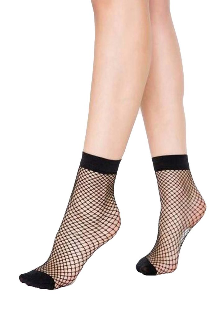Penti Classic Fishnet Socks | Black