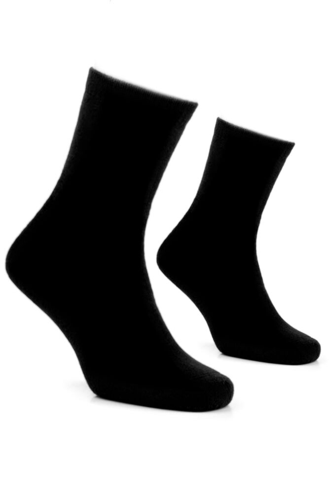 Woman Towel Socks 24607 | Black