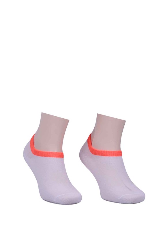 SAHAB - Sahab Colorful Ankle Short Socks 539 | Orange