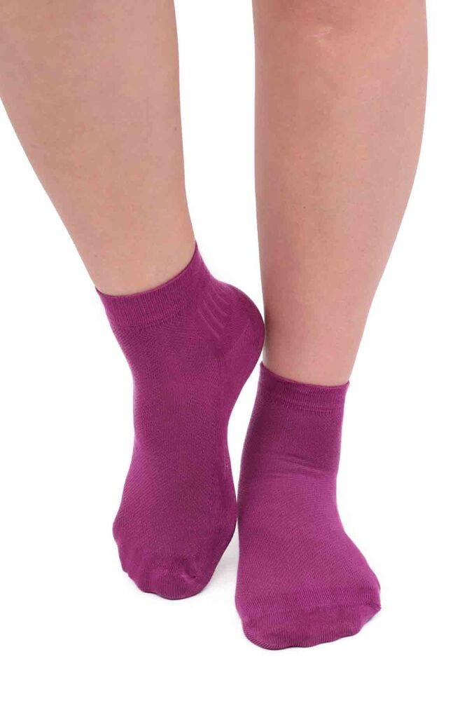 Sahab Short Socks 4055 | Plum