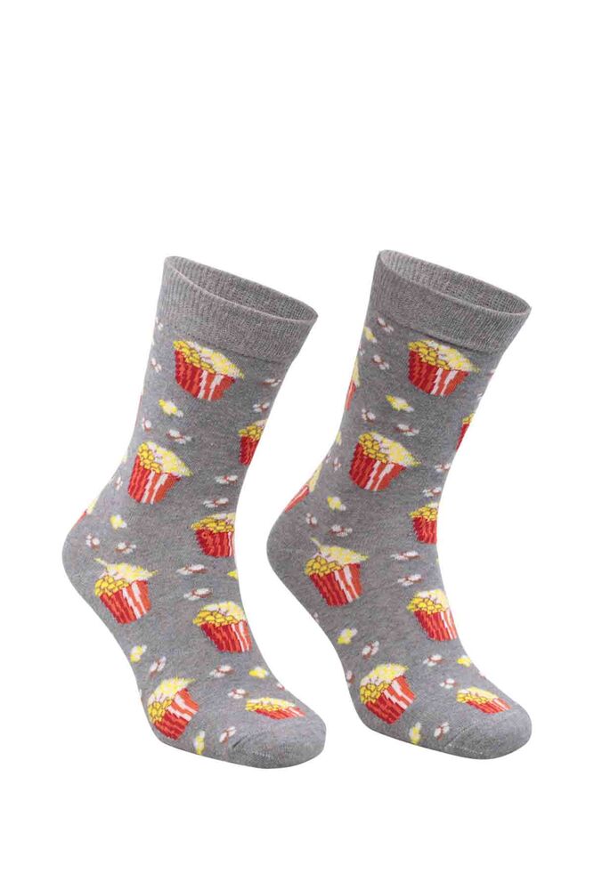 Patterned Woman Socks | Gray