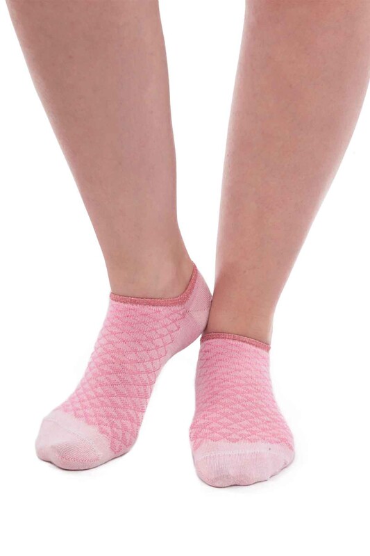 Bamboo Checkered Socks | Pink - Thumbnail